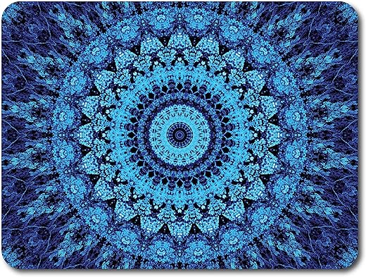 woopme® Attractive Mandala Art Mouse Pad Anti Skid Gaming Mouse Pad for Office Home Desktop Laptop Computer Accessories Kids Boys Girls (24 x 20 CMs)