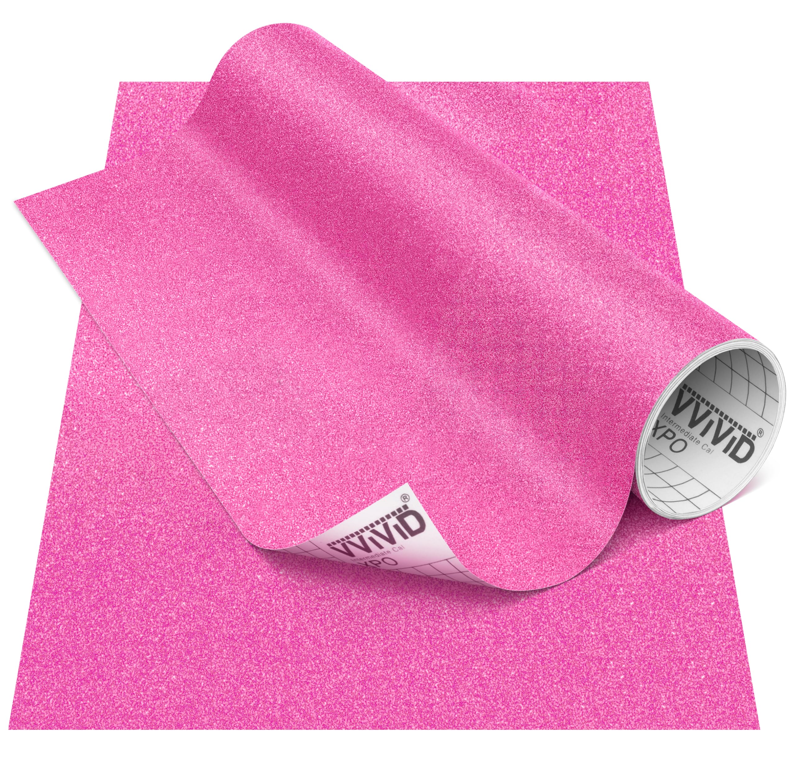 Amazon.com: VViViD Glitter Pink DECO65 Permanent Adhesive Craft