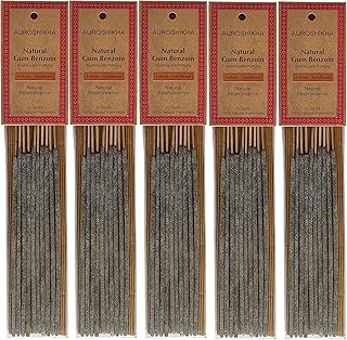 Natural Resin ~ Gum Benzoin ~ Loban - Sambrani Incense Sticks (5 Pack Total of 50 Sticks)