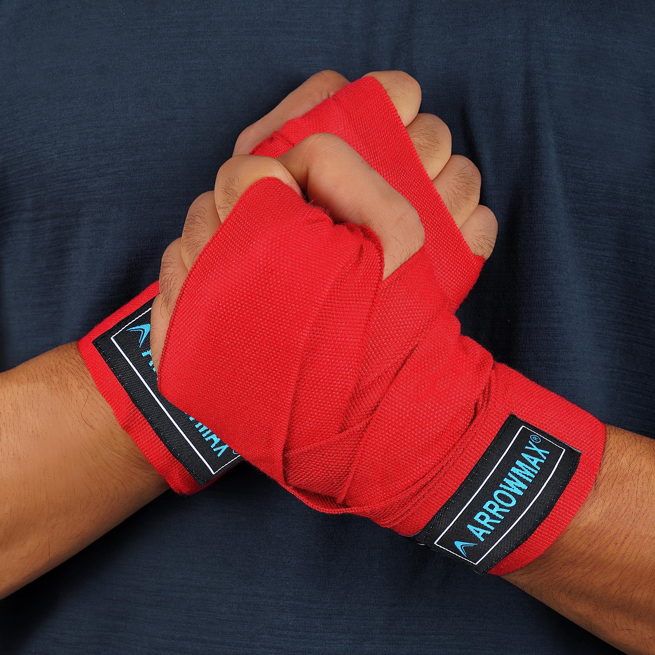 ArrowMax Boxing Punching Hand WRAP Gym Gloves with Wrist Support Men Women Boxing Gloves (Red) (B0BJK7XH1G) Amazon Price History, Amazon Price Tracker