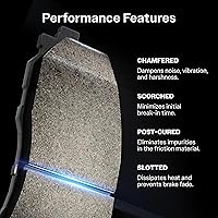 Vista 3 de Reemplazo de cerámica delantero de las pastillas de freno de disco TEC-908 para Toyota Camry Lexus IS250 GS300