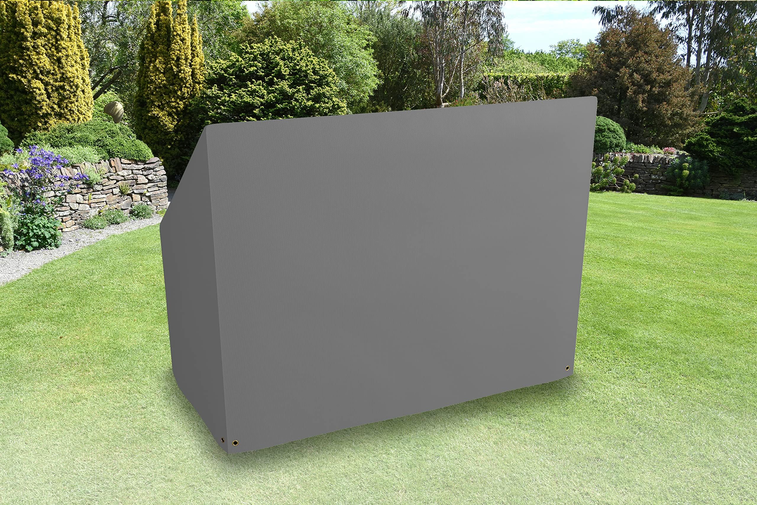 Bosmere Protector 7000 | Garden Swing Seat Cover | W 220cm D 125cm H 170cm | 100% Waterproof, Breathable Material, UV Protected, Heavy Duty 300D | 7 Year Guarantee | NP012, Gray