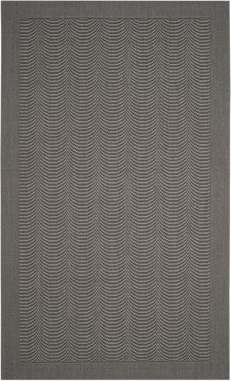 SAFAVIEH Palm Beach Collection Accent Rug - 2' x 3', Ash, Sisal & Jute Design, Ideal for High Traffic Areas in Entryway, Living Room, Bedroom (PAB322E)