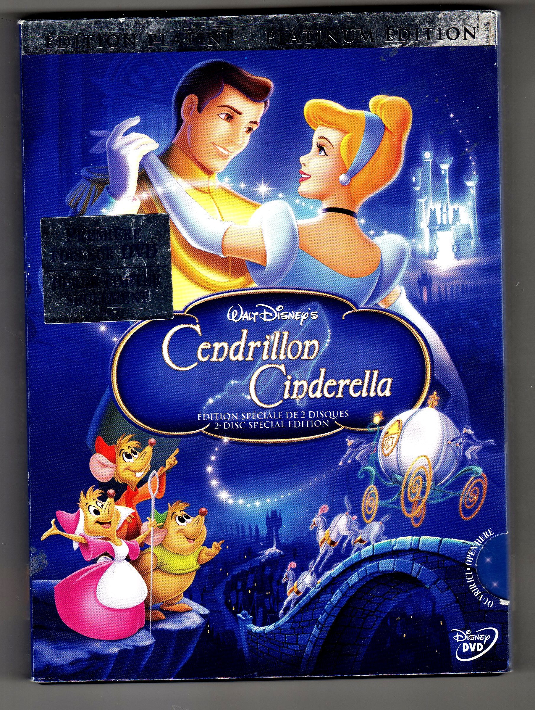 Cinderella (Disney Special Platinum Edition) (1950) (Quebec Version French/English) (Version française) [video game]