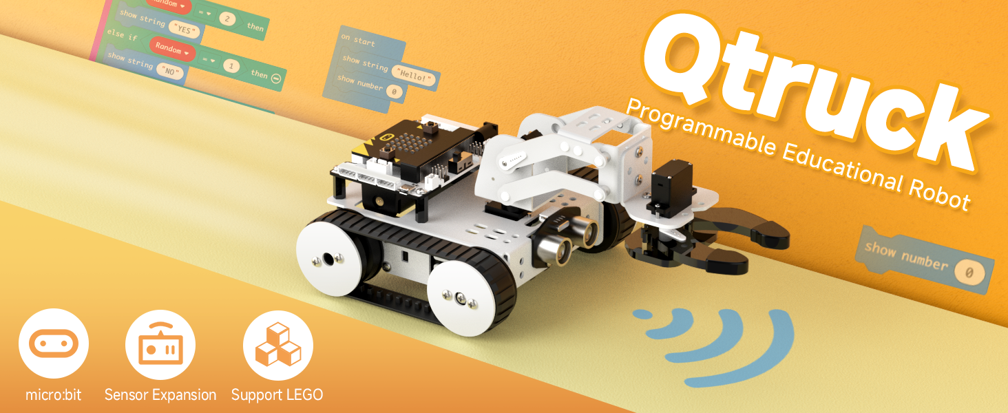 Amazon.com: Qtruck 4-in-1 Smart Robot Car for Micro:bit V2
