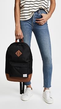 Herschel Heritage Backpack, Black, Mid-Volume 14.5L