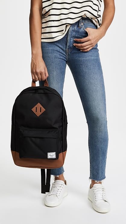 Herschel Heritage Backpack, Black, Mid-Volume 14.5L