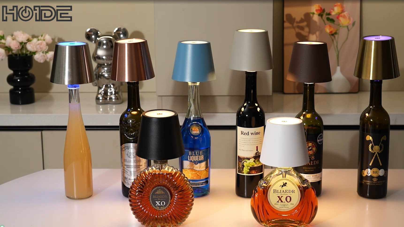 Hoide 2025 New Wireless Bottle Lamp - LED Bottle Lights for Liquor