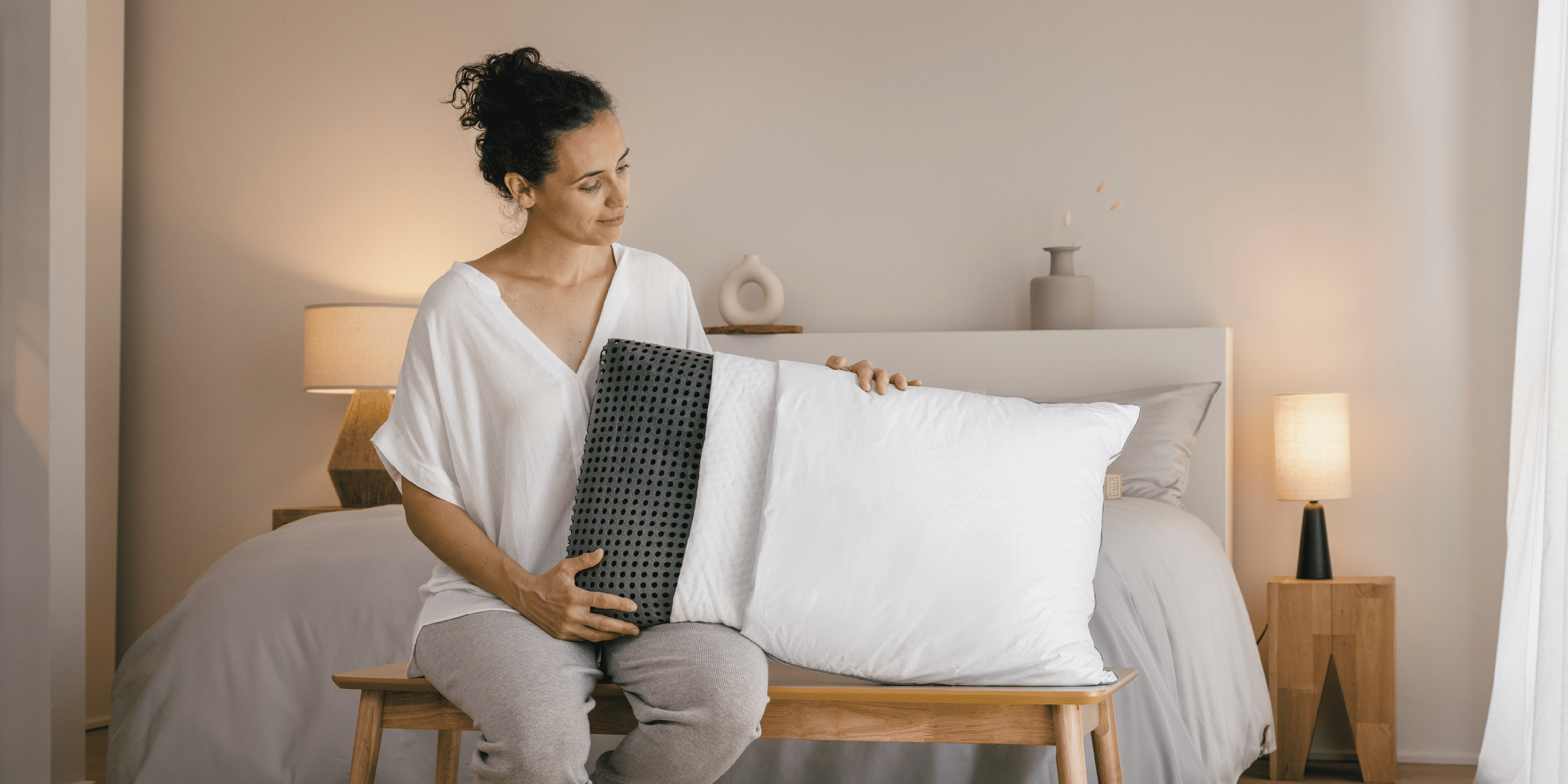 Set 2 Cuscini Memory Foam Triturato - Viscosa Di Bambù Rinfrescante