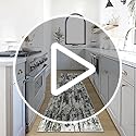 2'6''x8' Runner Rugs Washable Rug: Modern Abstract Living Room Rug Soft Anti-Skid Thin Carpet Indoor Floor Non-Shedding Carpets for Bedroom Dining Room Farmhouse Nursery Home Office - Beige