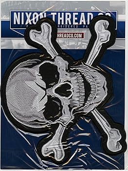 ハッチ様☆ Amazon.com: Skull & Crossbones Patch 10.5
