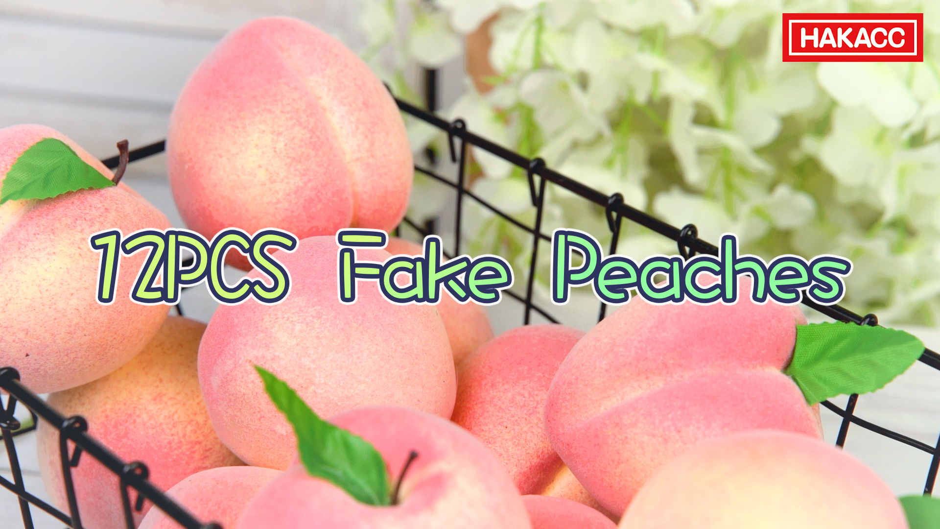 Amazon.com: HAKACC Artificial Fruit Peach, 12PCS Fake Peaches