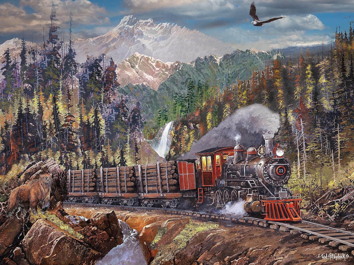Ceaco Ted Blaylock Placerville 750 Piece Jigsaw