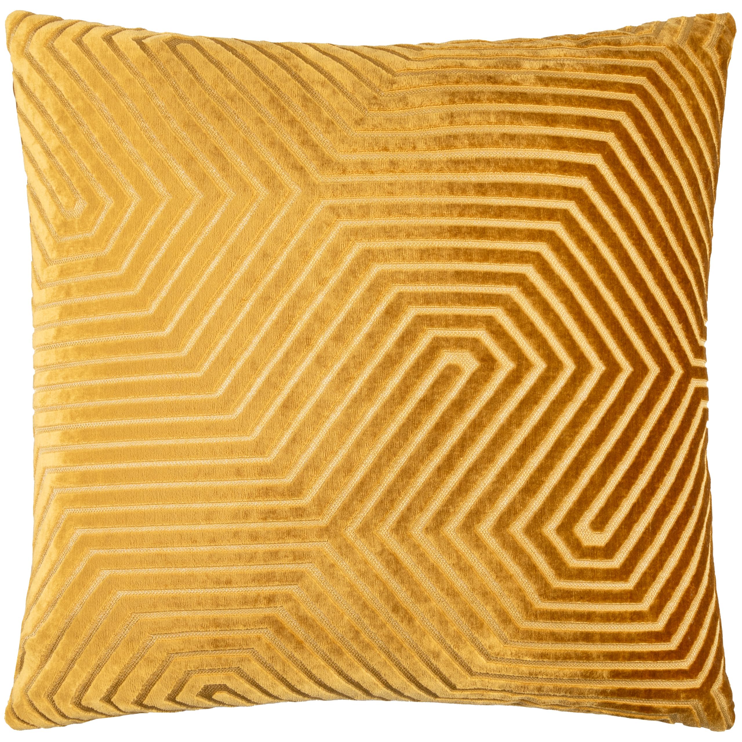 Paoletti - Velvet Cushion - Gold