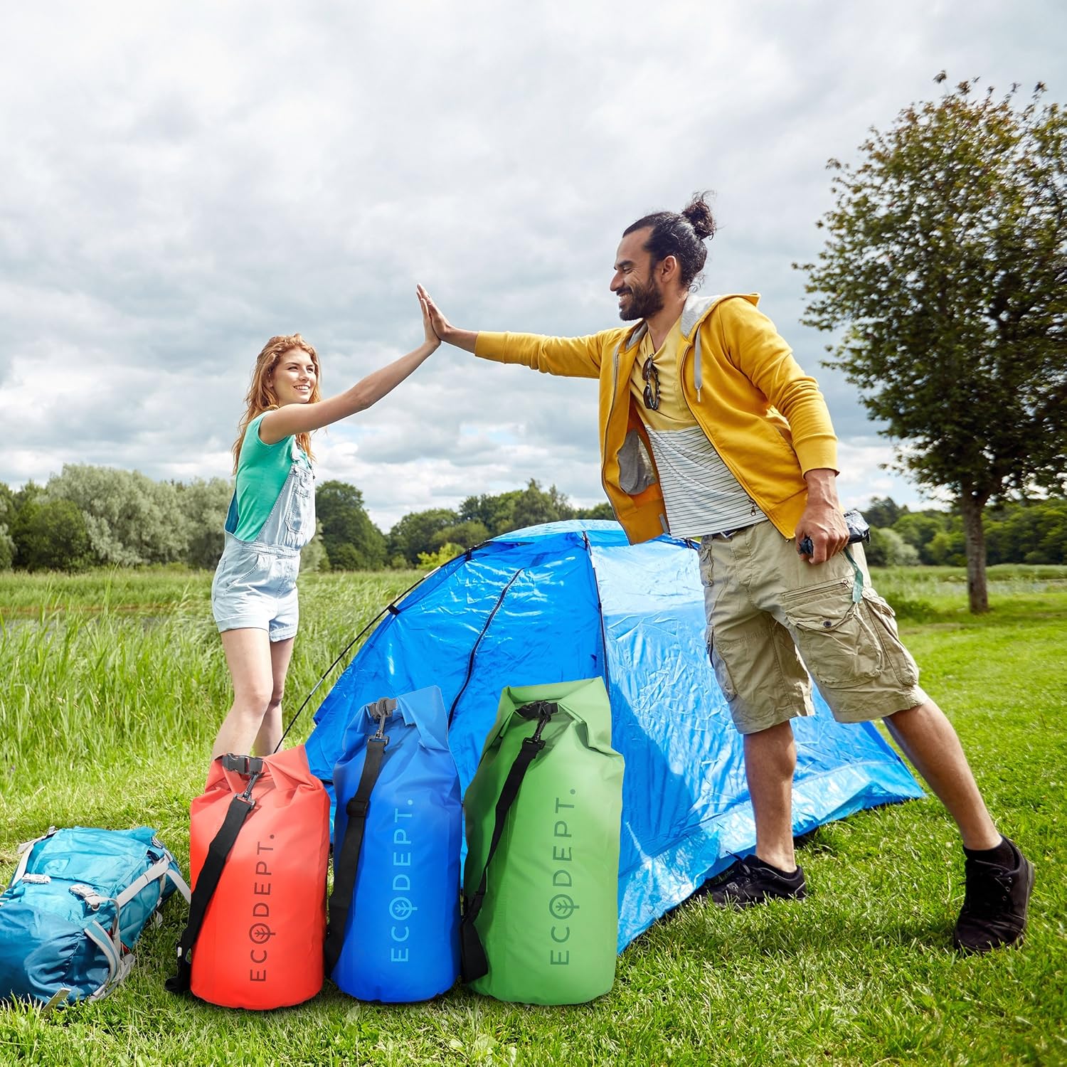 ECOdept Dry Bags Waterproof Dry Bag Backpack ~ 2 Shoulder Straps ~ 20L/30L/40L ~ for Travel, Kayaking, Boating, Swimming and All Watersports