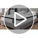 12 Inch White Queen Spring Mattress,Medium Firm with Gel Memory Foam,Individually Pocketed Coil,Fiberglass-Free Fire Retardant CertiPUR-US Certified,80"*60"*12"