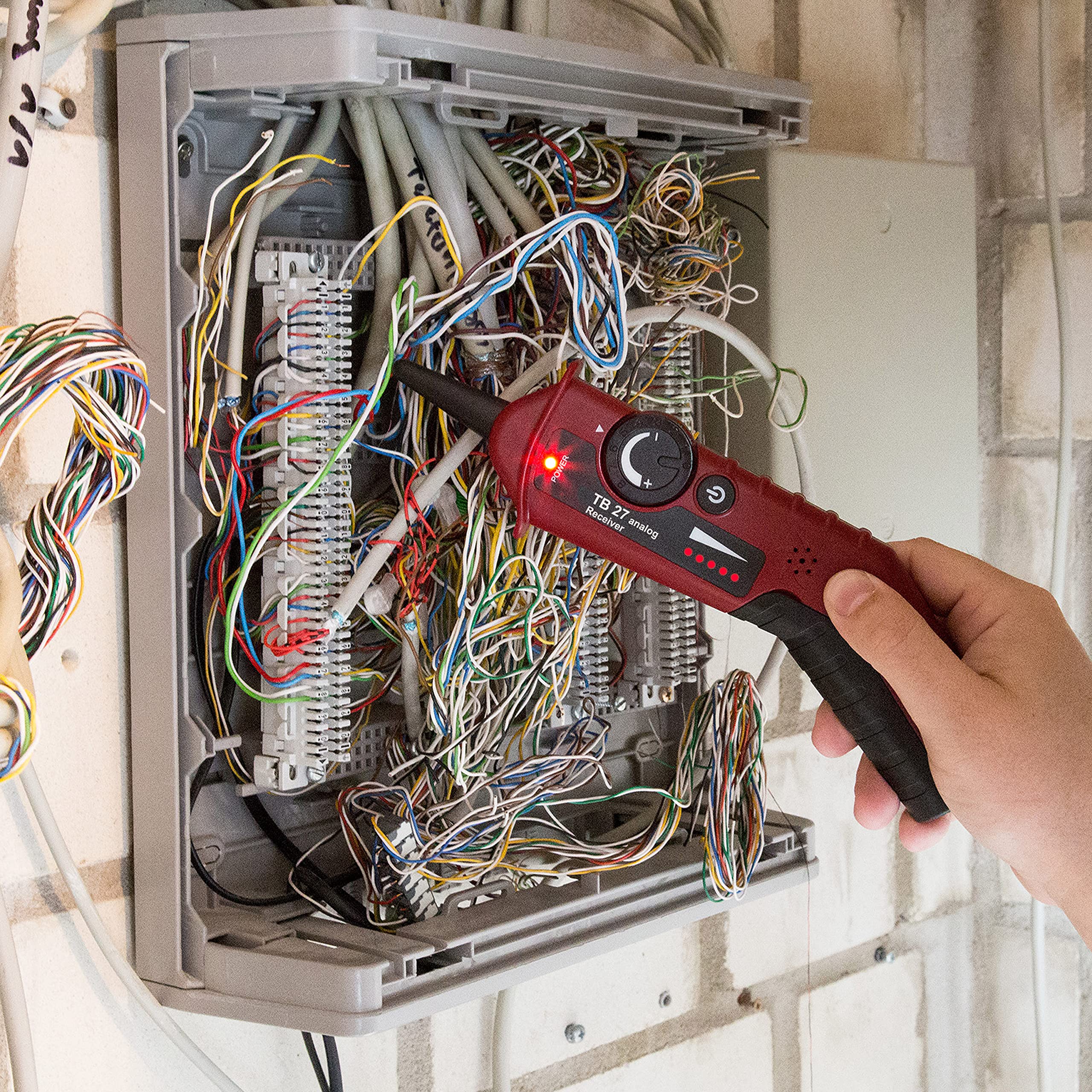 Cercafili Testboy 27 Digitale - Per Elettricisti, Rileva Cavi Fino A 400V, Con Accessori - Foto 3