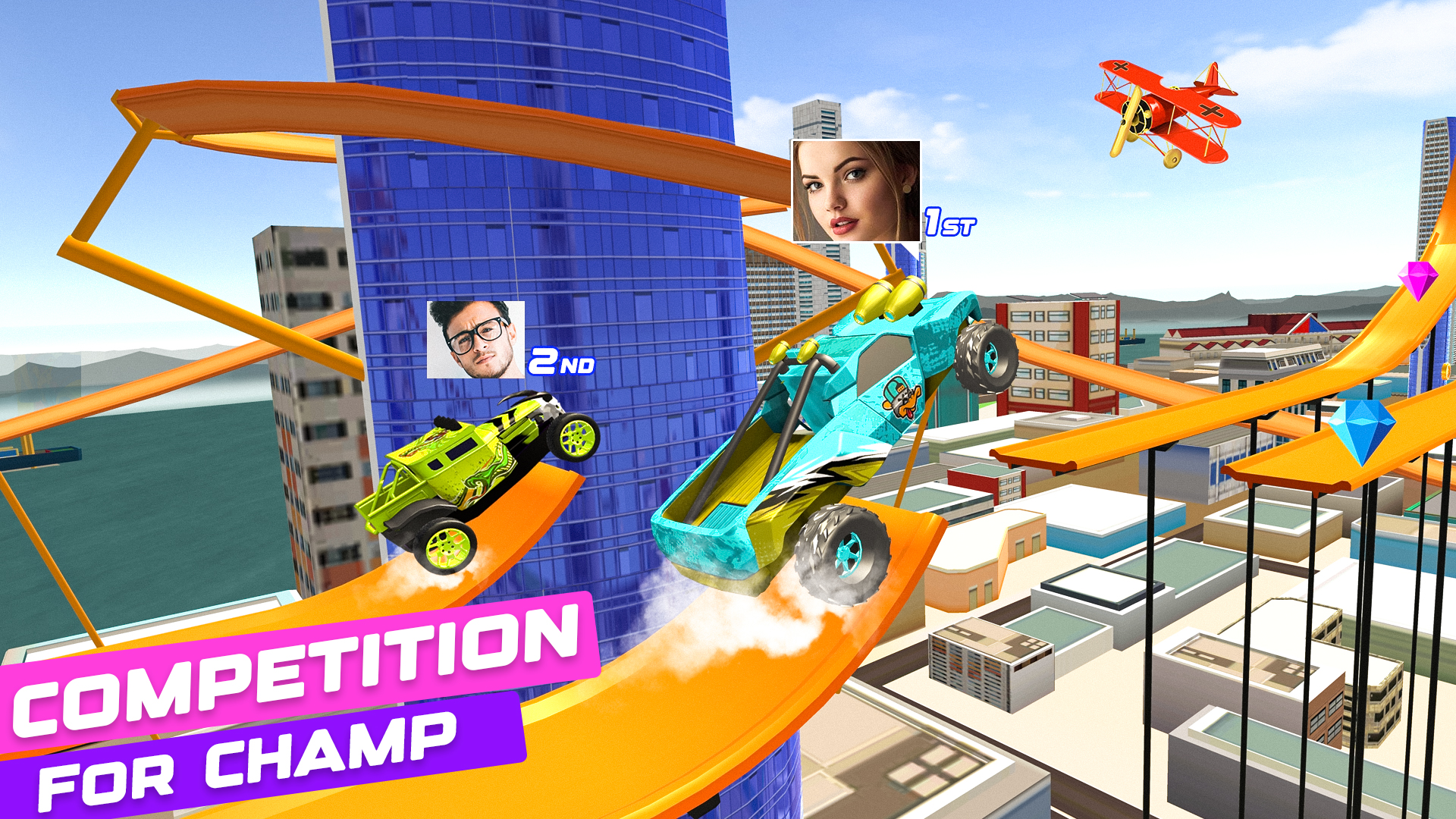 Wheel Drop Racing Games Hot Wheels - Race Off Hot Car Wheels Mega Ramp Car Stunts Games - App ...