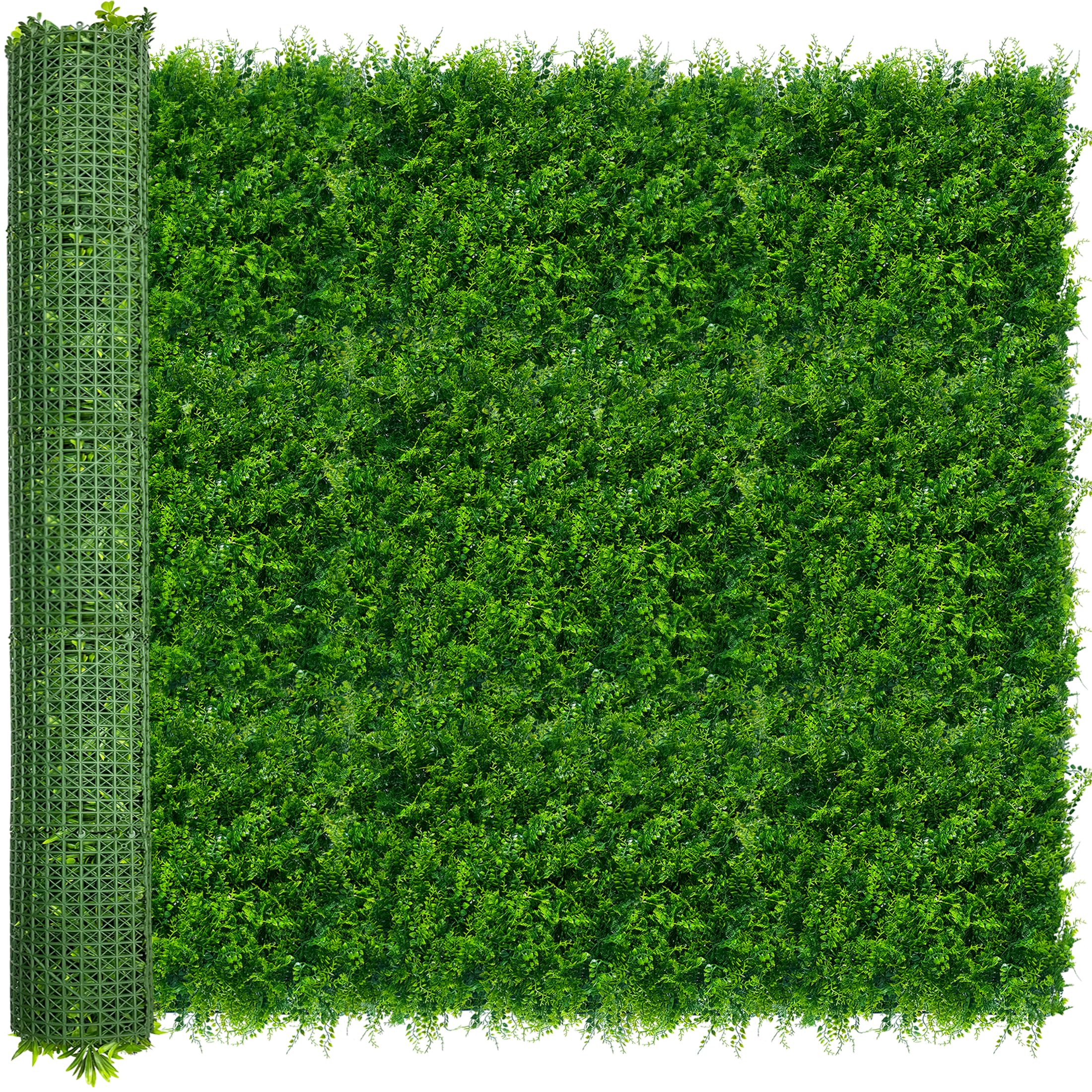 Photo 1 of ODTORY Artificial Plants Hedge Grass Wall Panels: 68x120 Inch (56.7 sqft)