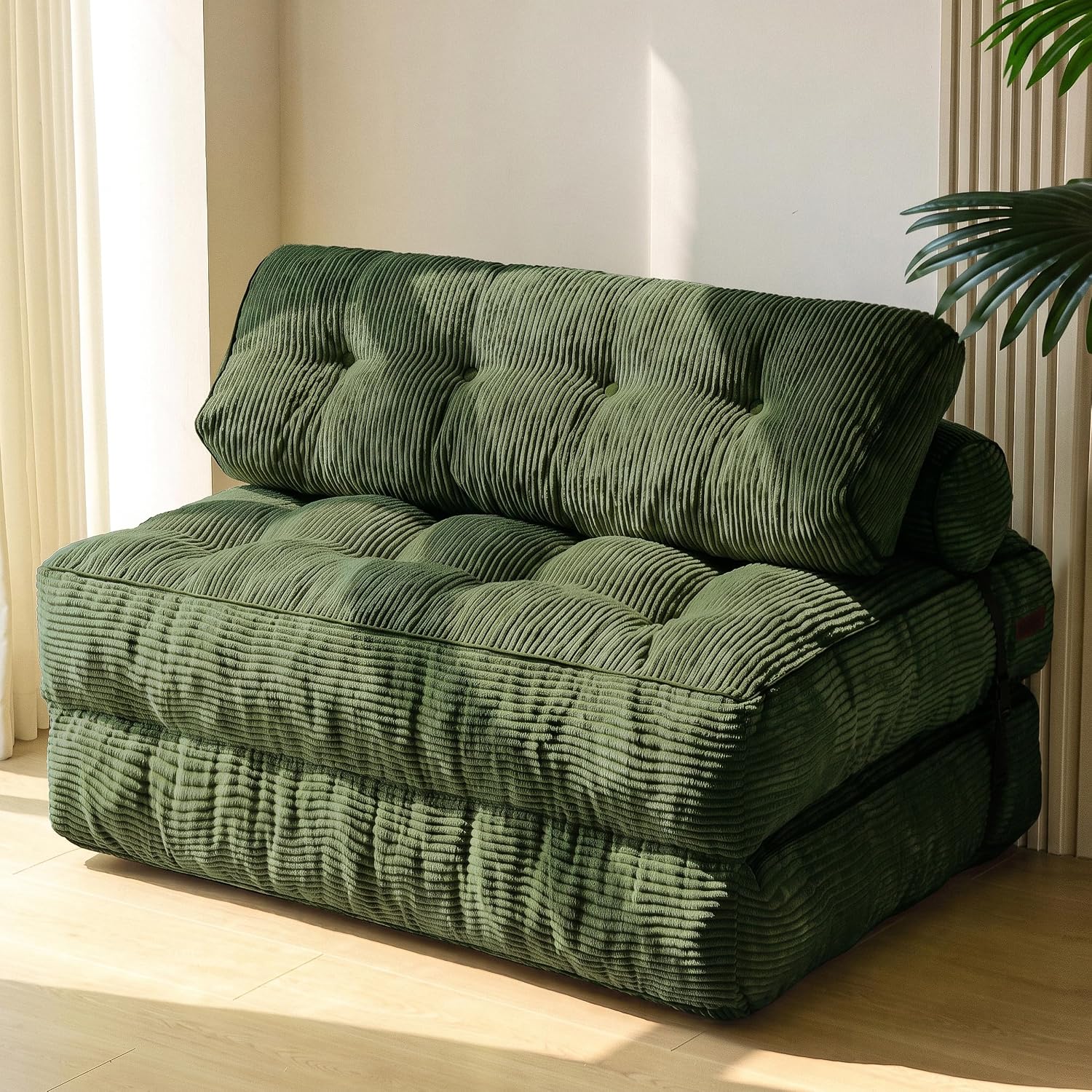 Folding Sofa Bed, Convertible Chair Bed with Pillow thumbnail
