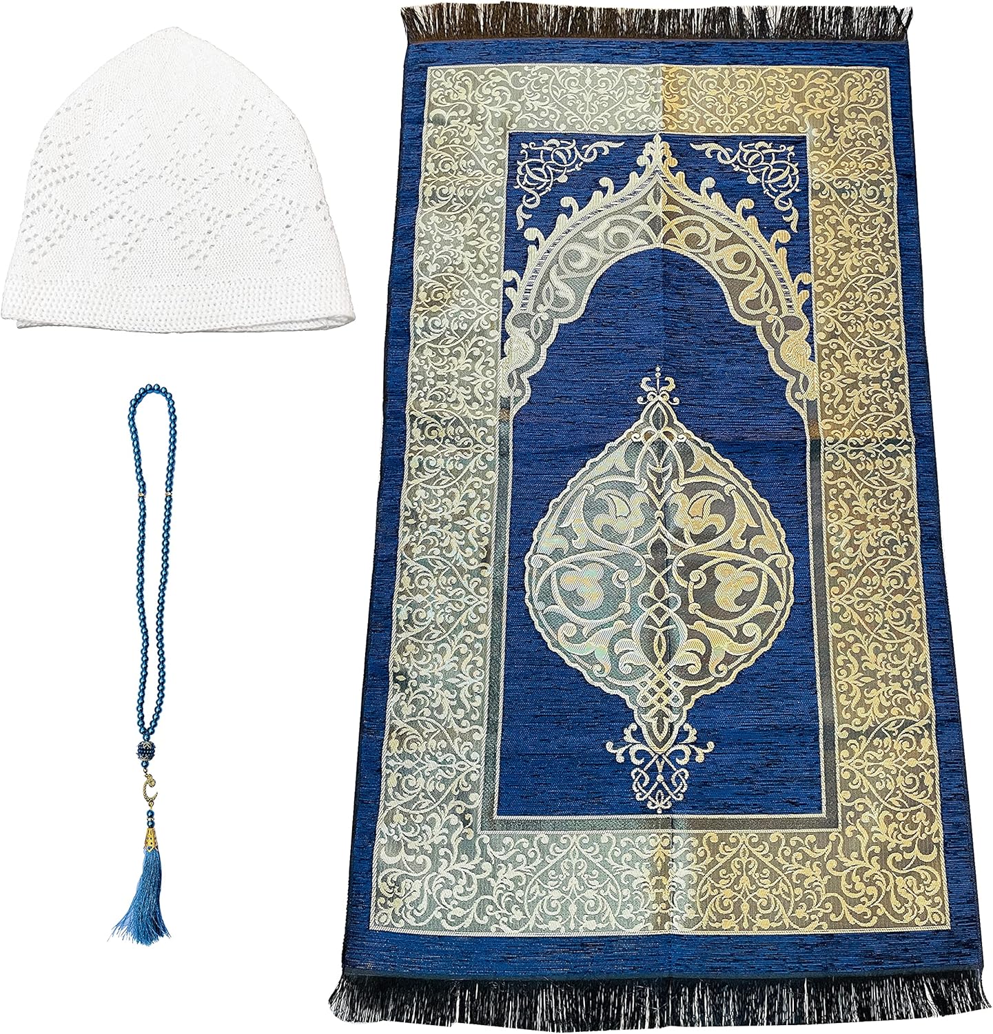 Chenille Muslim Prayer Rugs Islam, Ramadan Praying Mat Muslim Men Women