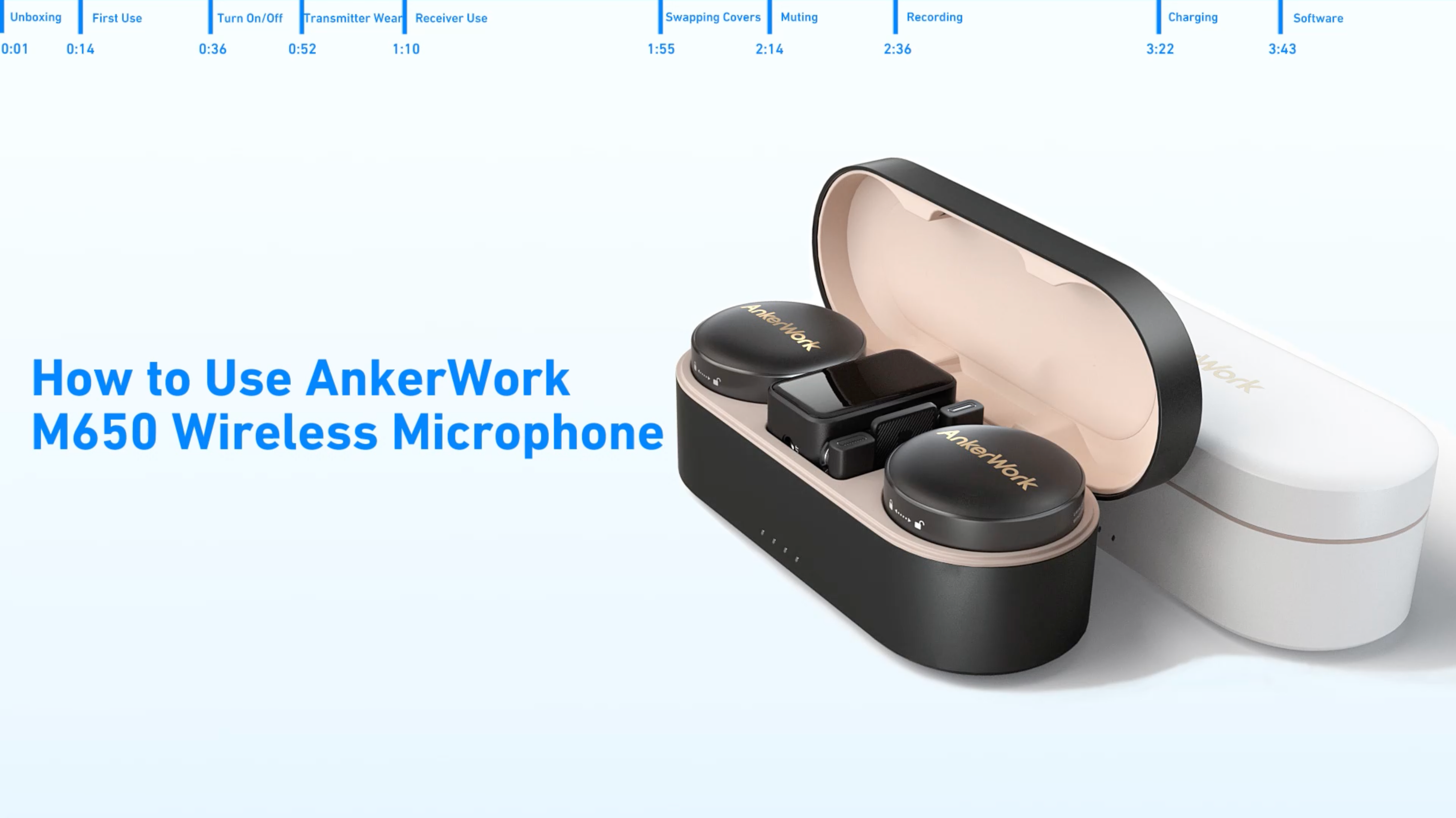 Watch How to Use AnkerWork M650 Wireless Microphone on Amazon Live