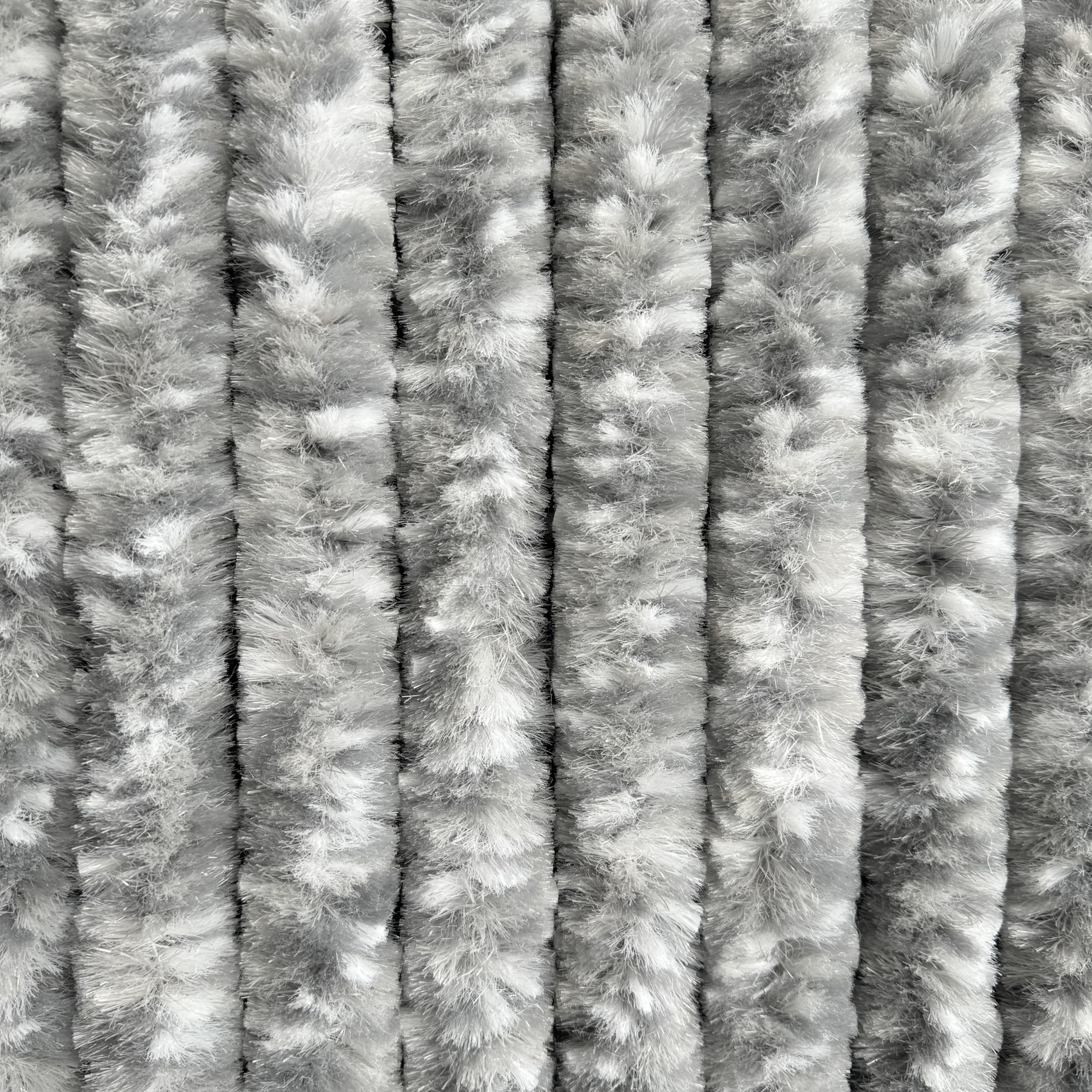 EXPLORER® Chenille Flauschvorhang für Wohnmobil, Wohnwagen & Balkon – Insektenschutz & Fliegenschutz – Weicher Türvorhang für Camping & Terrasse – Länge und Breite anpassbar
