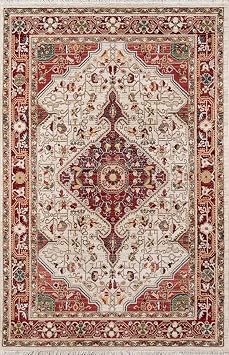 Momeni Lenox Area Rug, 76" X 96", Red