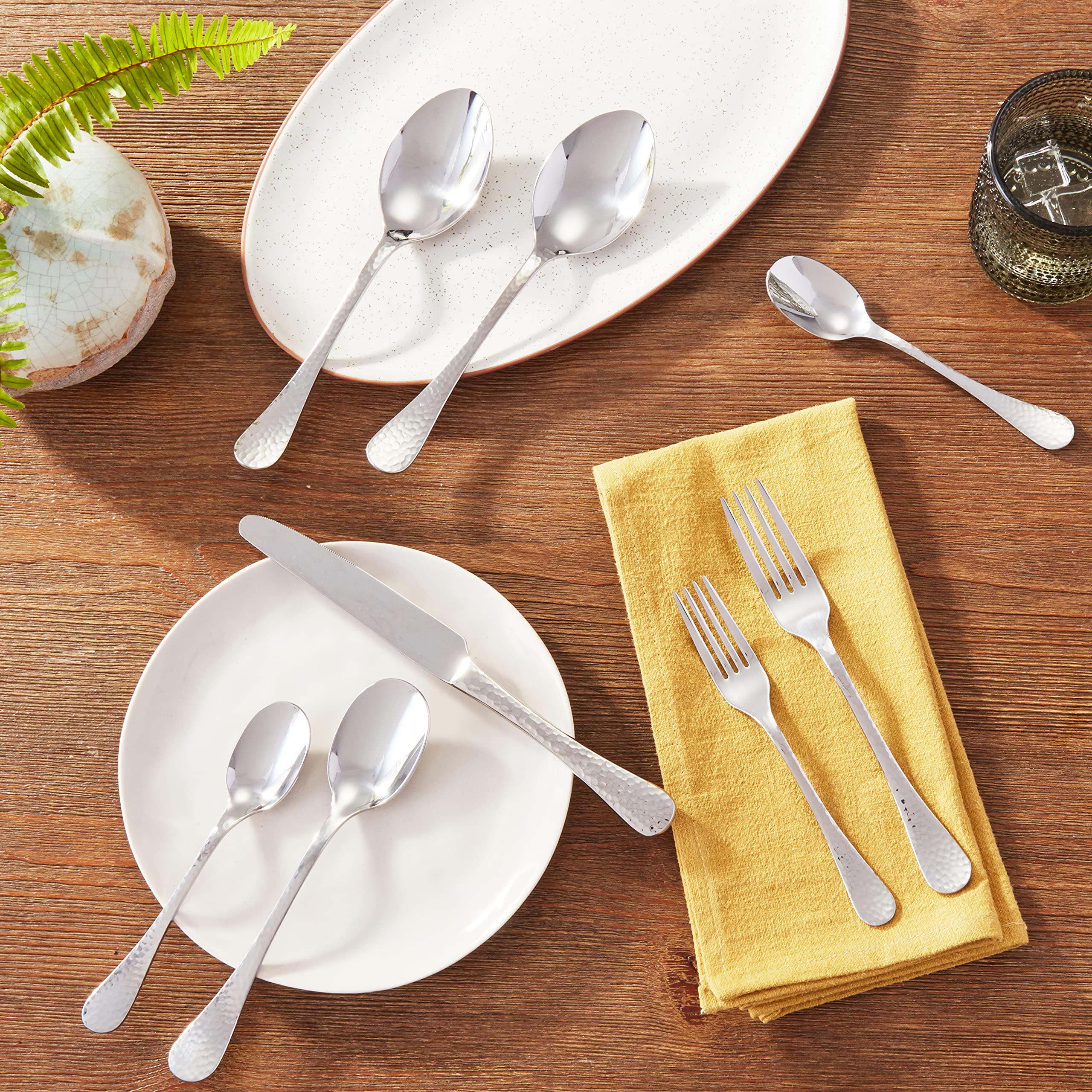 Amazon.com | Ginkgo International Lafayette 42-Piece Stainless