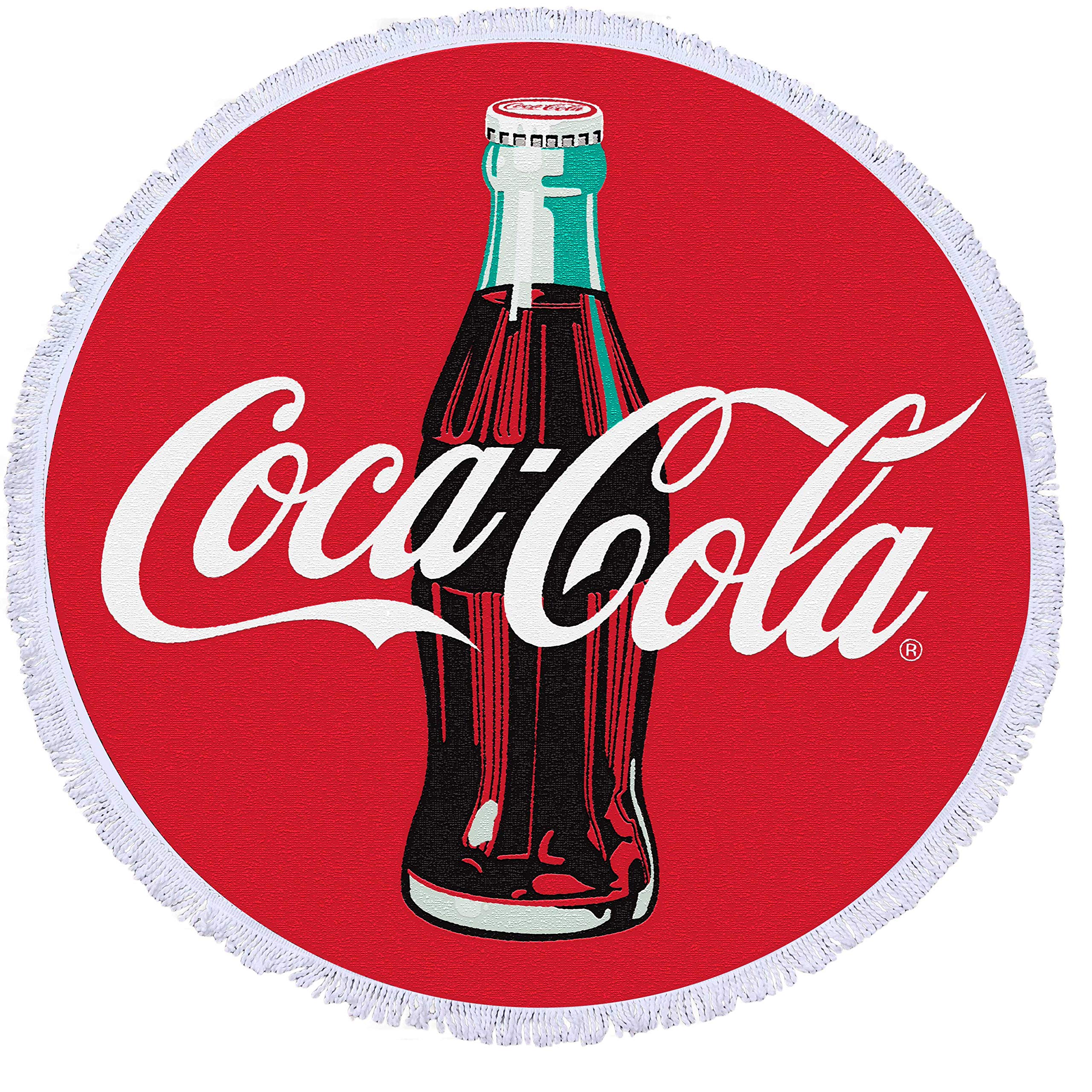 Amazon.co.jp: コカコーラ・ラウンド・ビーチタオル・丸型・直径150cm