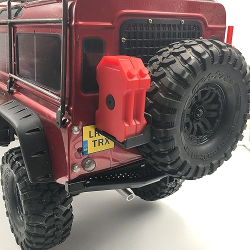 Miniatura 4 de KYX Parachoques trasero de aleación de carreras para 110 RC Crawler TRX-4