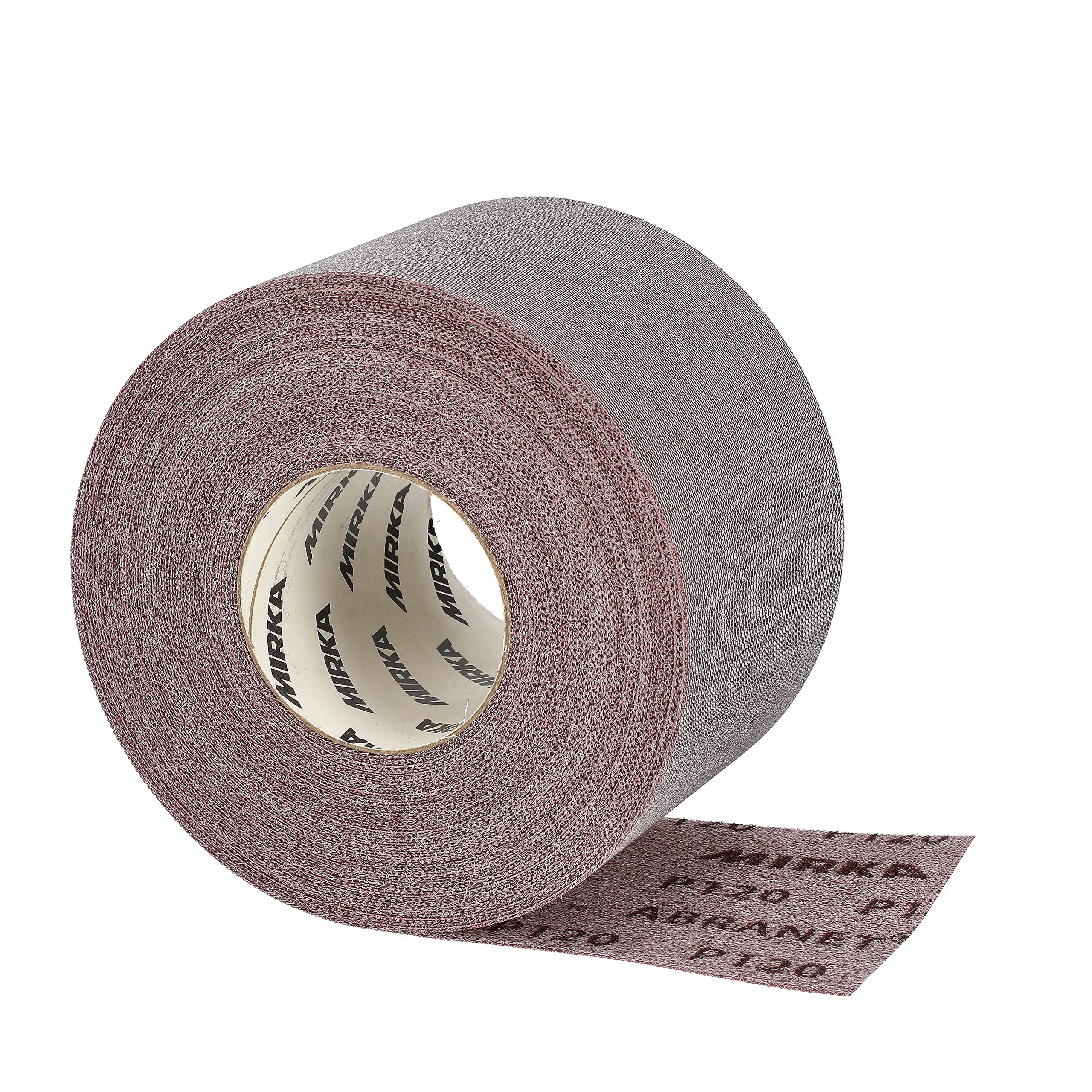Mirka Abranet rotolo abrasivo netto 115 mm x 25 m a strappo/grana P120 / 1 rotolo/per levigare legno, stucco, vernice, plastica / 5454400112