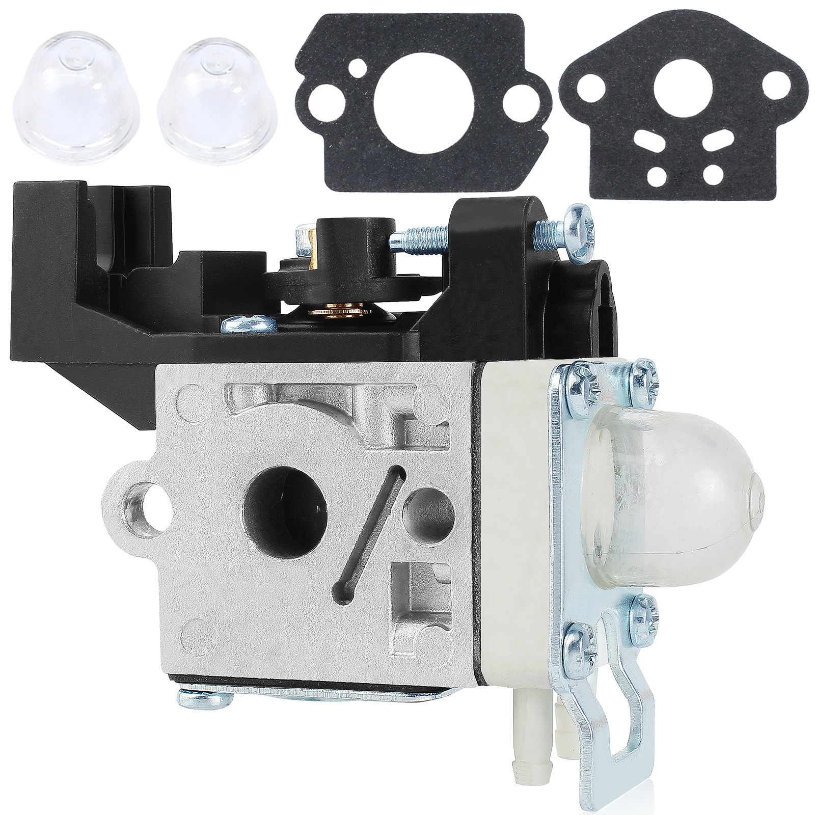 QAZAKY Carburetor with Gasket Primer Bulb for Zama RB-K92 RB-K92A