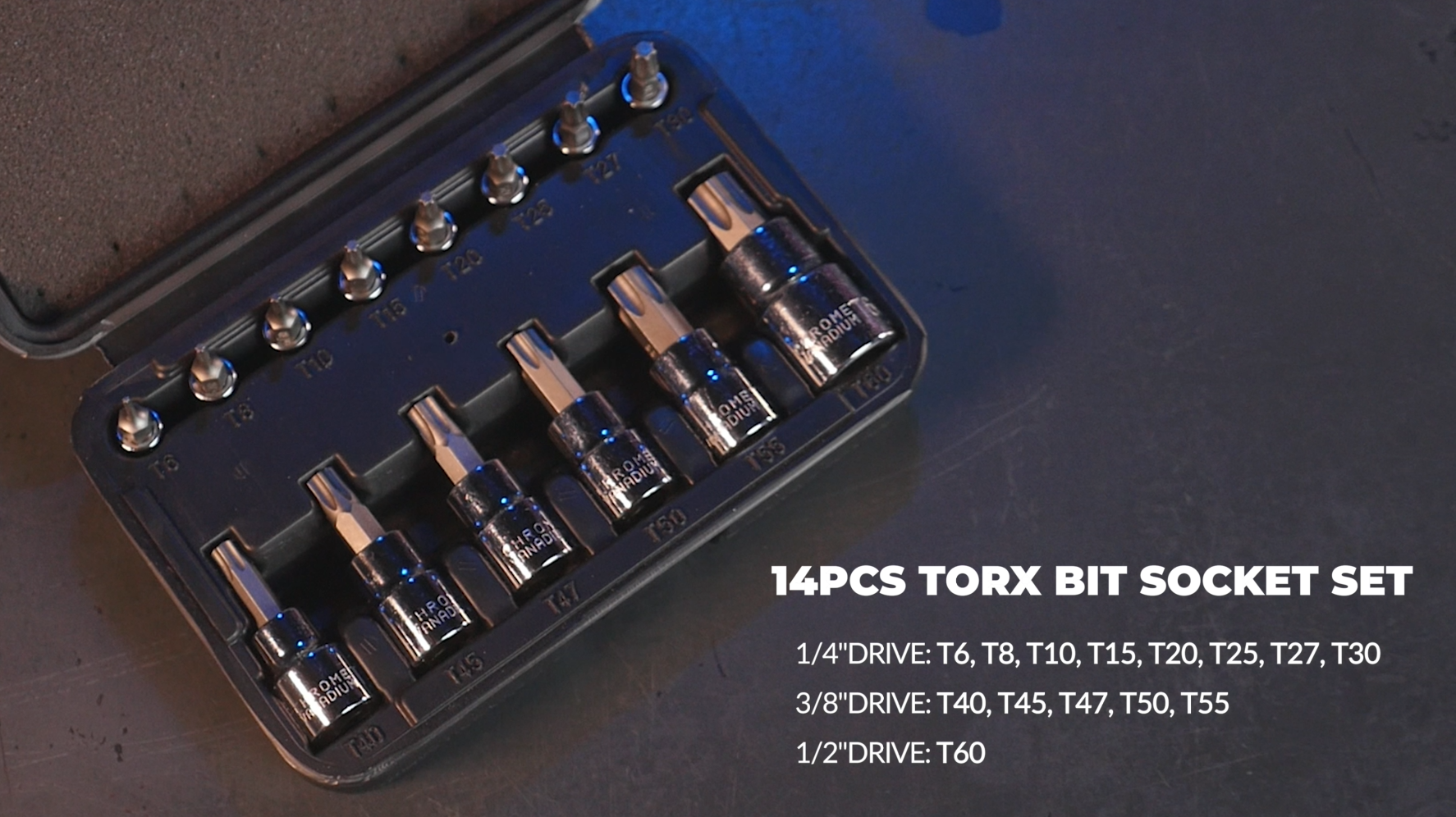 Amazon.com: BLACKROBOT 14-Piece Torx Bit Socket Set T6-T60, S2 and