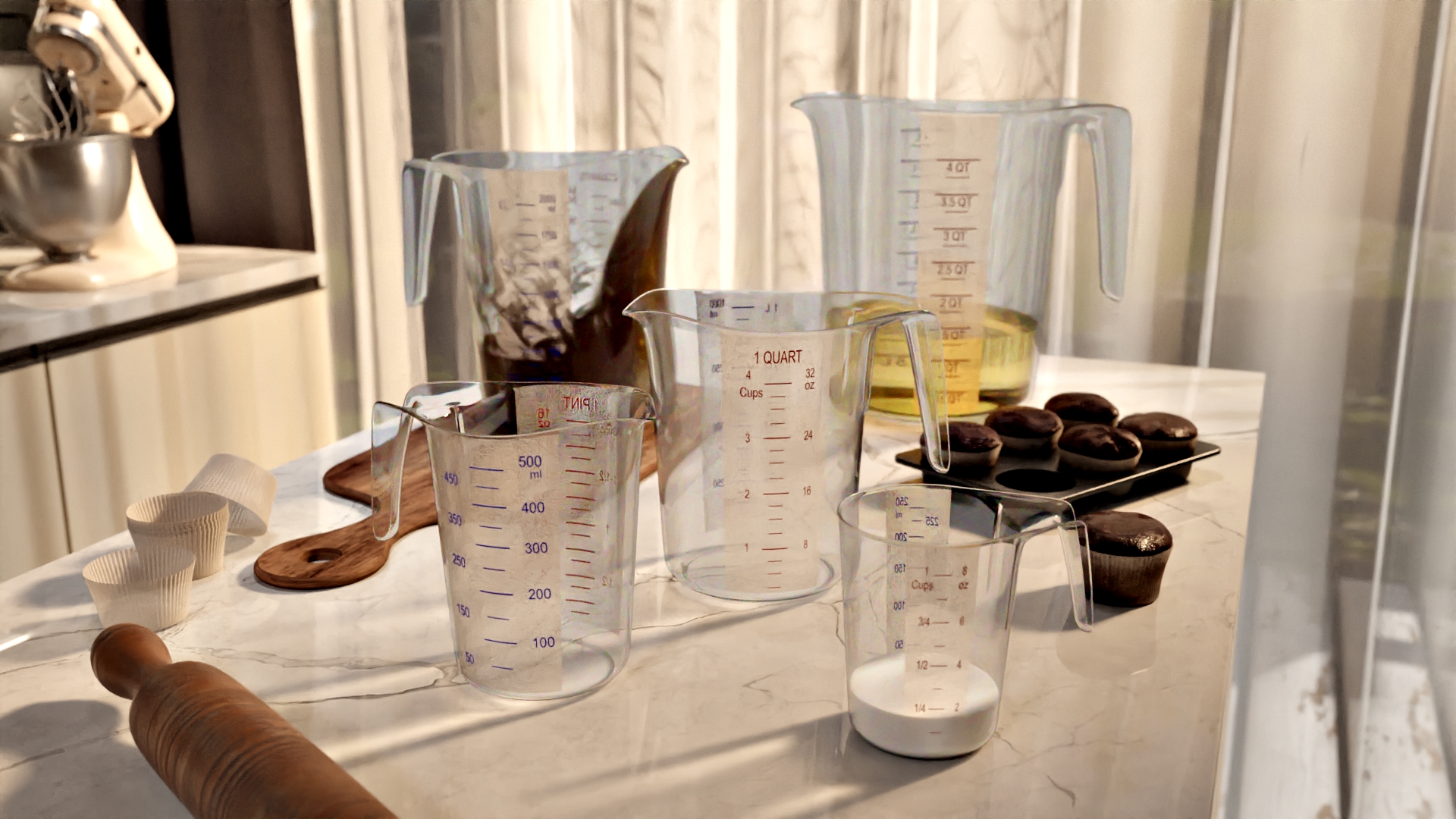 Amazon.com: Amazing Abby - Melissa - Plastic Measuring Cups (4