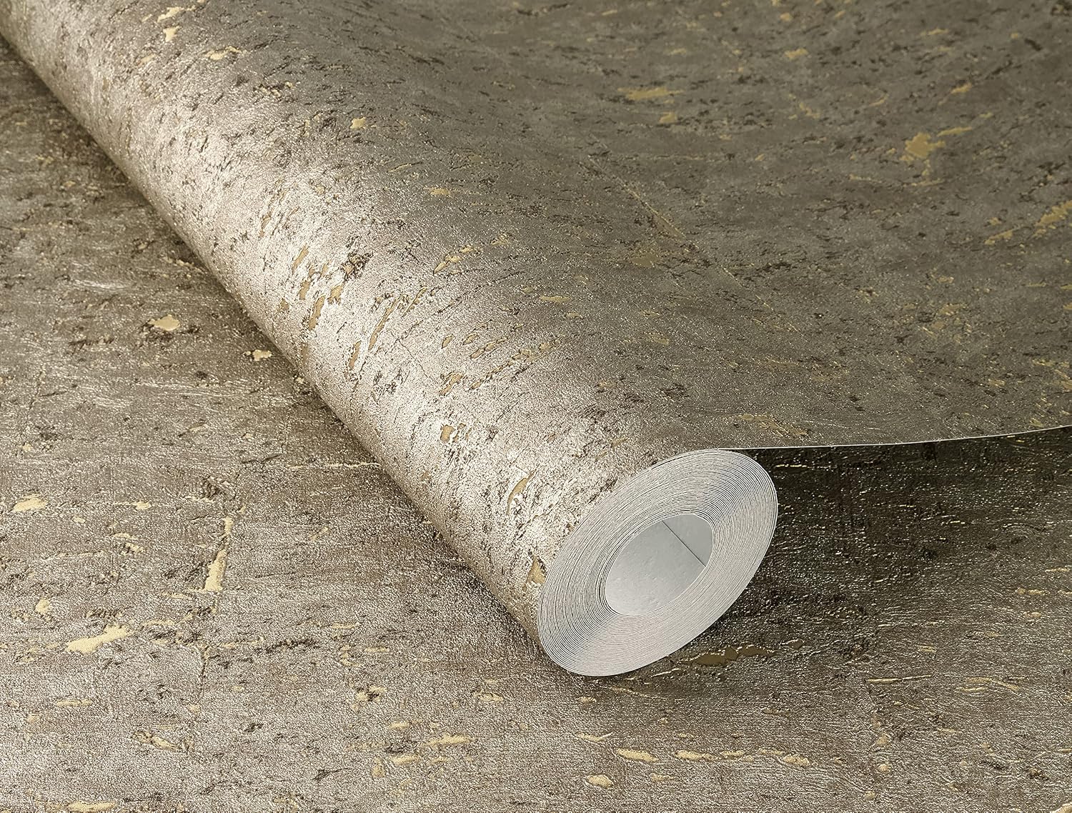 Rasch Curiosity 538342 Non-Woven Wallpaper with Cork Look in Industrial Design 10.05 m x 0.53 m (L x W)