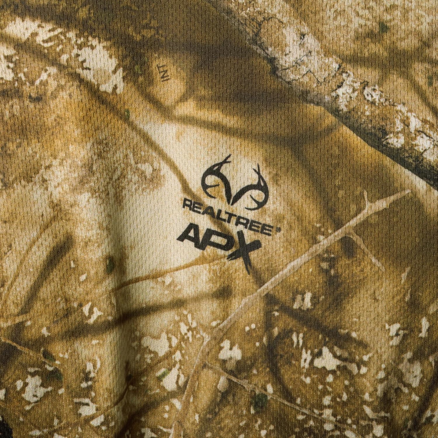 Indera mens Realtree Apx Micro Tech Camo Thermal Performance Hoodie - Image 4