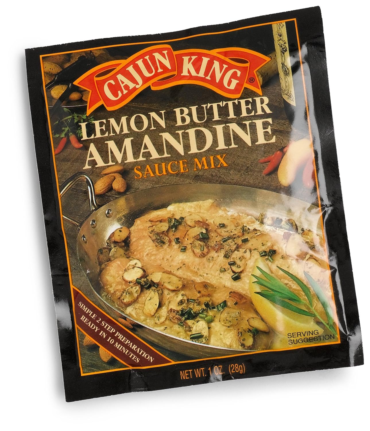Cajun King Lemon Butter Amandine Seasoning Mix, 1Ounce
