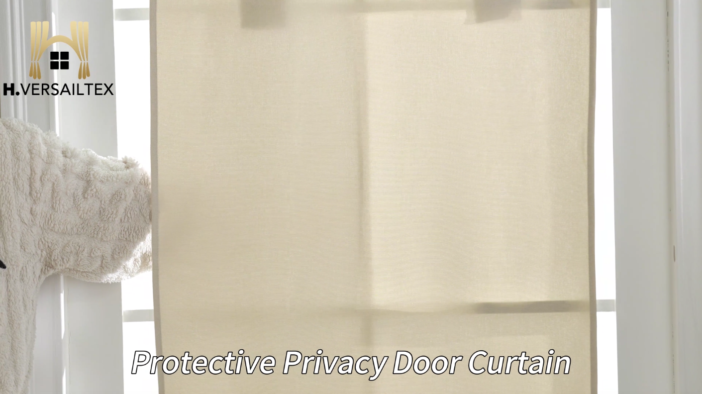 Amazon.com: H.VERSAILTEX French Door Curtains Linen Textured