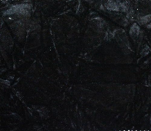 Miniatura 1 de The Yard - Tela de tapicería de terciopelo flocado aplastado, 10 colores, 60 pulgadas (negro)