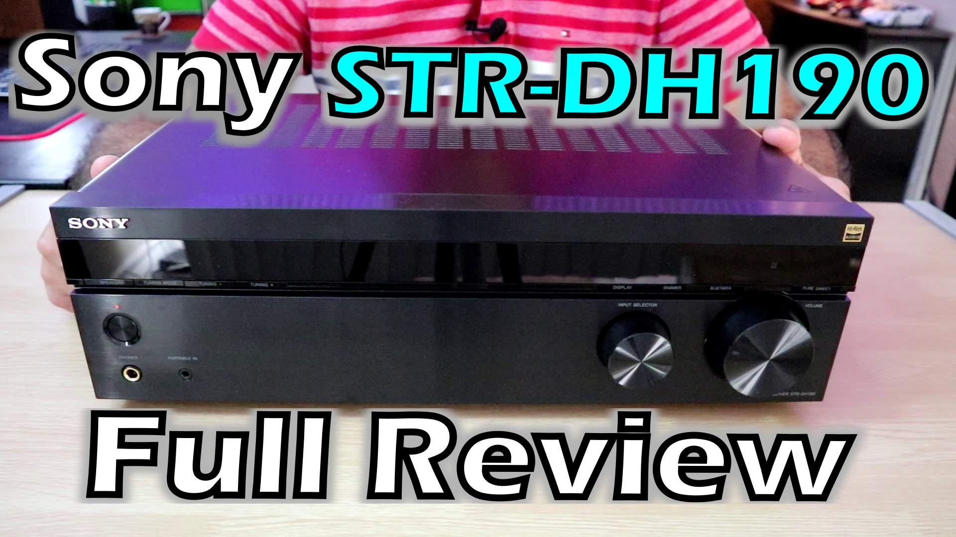 Watch Sony STR-DH190 2.0 Receiver Review & Unboxing on Amazon Live