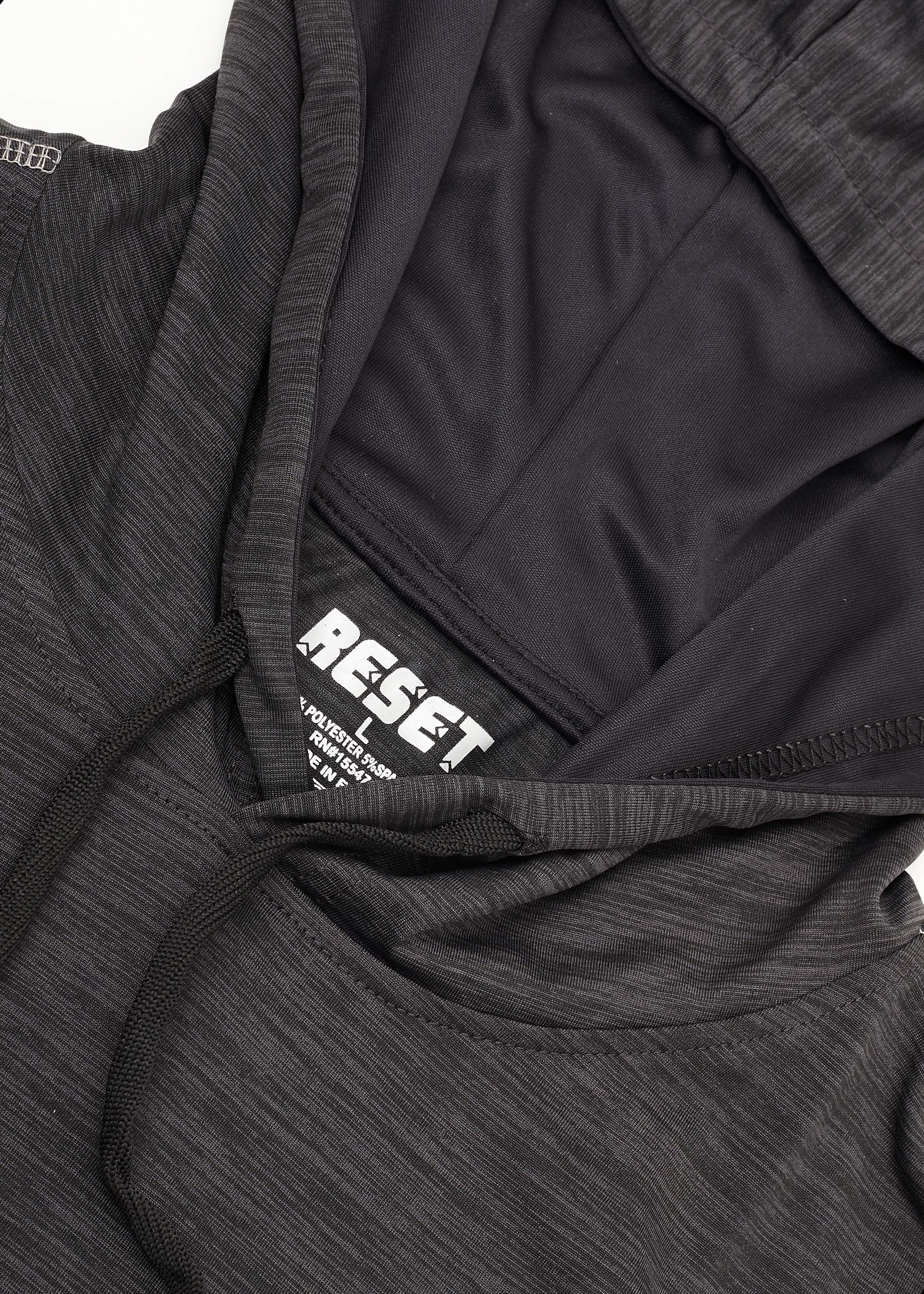 Reset Dri-Fit Muscle Hooded Gym Tank Tops for Men, Active Athletic Performance Tops - 4 Pack