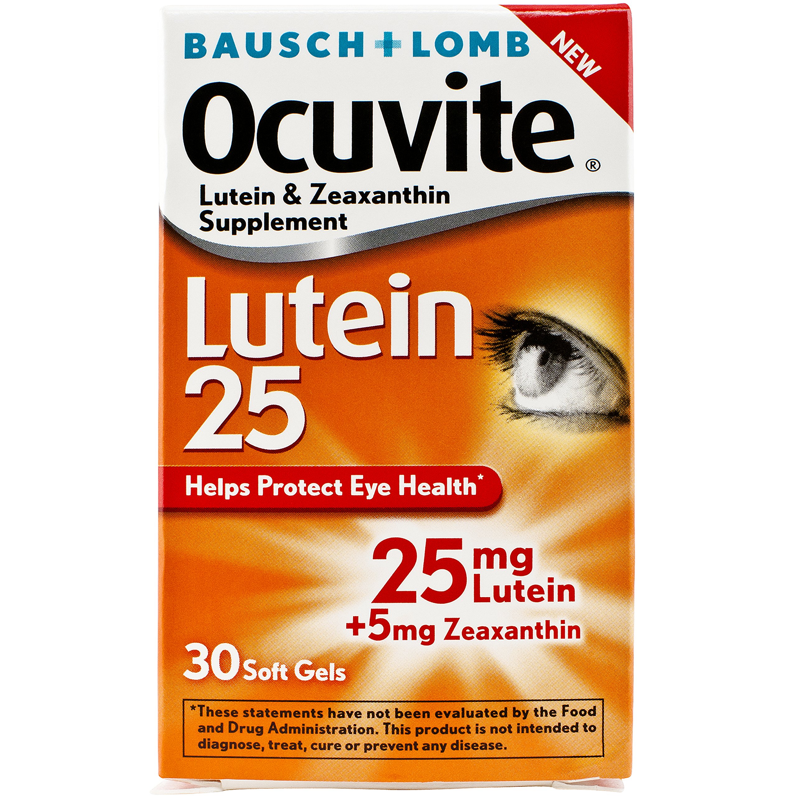 Ocuvite Eye Vitamin & Mineral Supplement, Lutein, & Zeaxanthin, 30