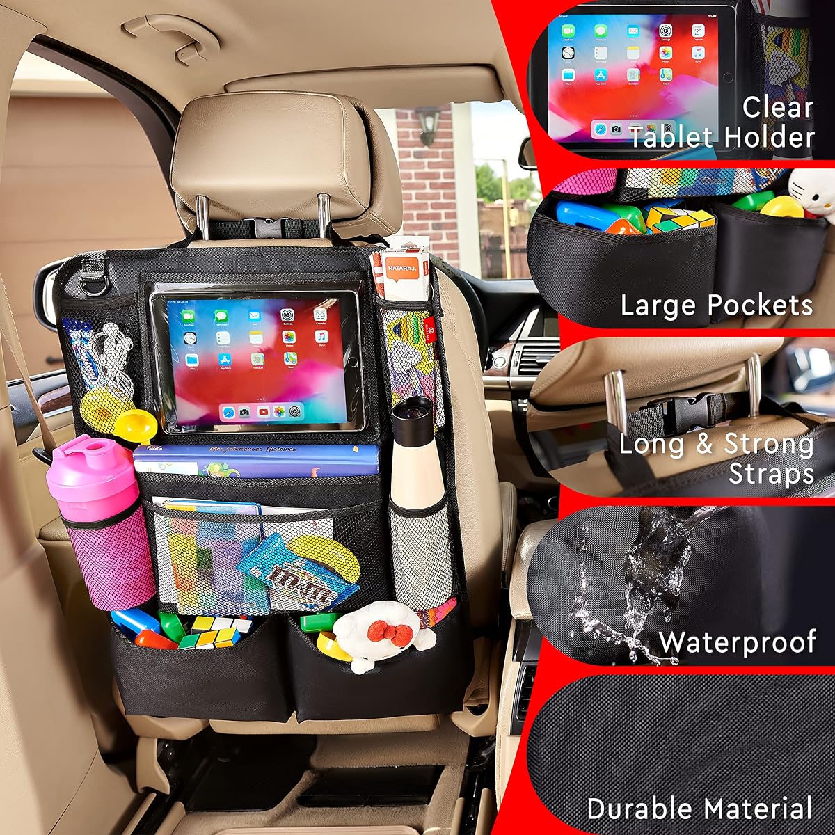 Helteko Backseat Car Organizer view 4