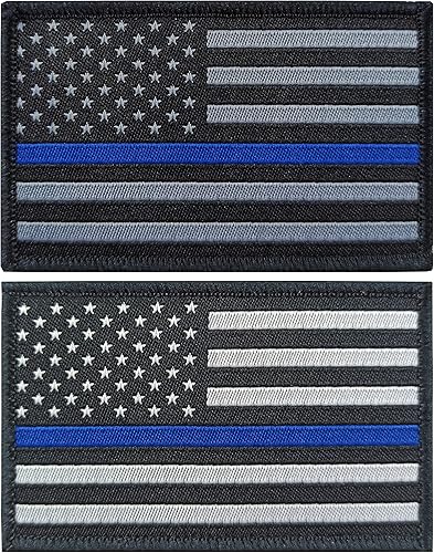 Miniatura 8 de JBCD Paquete de 2 parches de bandera estadounidense de Estados Unidos, parche táctico de bandera del orgullo para ropa, sombrero, equipo militar