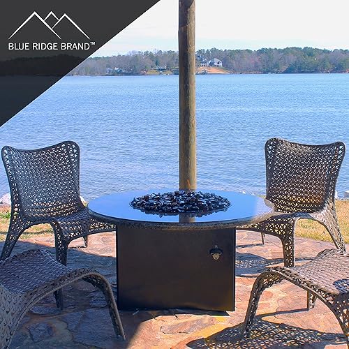 Miniatura 6 de Cubos reflectantes de vidrio para hoguera, vidrio de grado profesional para hoguera, roca de vidrio de 1 pulgada, piedras de vidrio, hoguera de gas