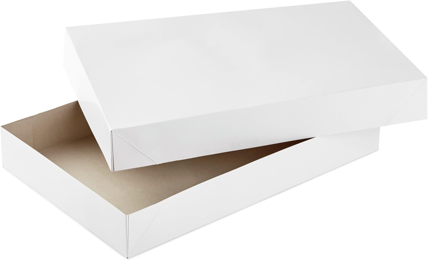 Hallmark 16" Large Gift Boxes with Lids (12 White Robe Boxes) for Valentine's Day, Birthdays