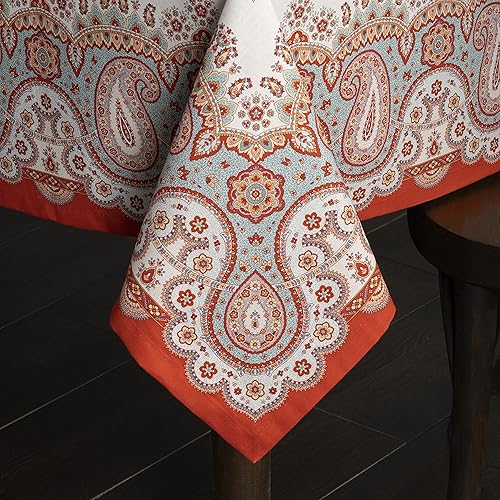 Miniatura 8 de Maison d' Hermine Mantel 100% algodón para mesas cuadradas de cocina, comedor, fiestas, bodas, Acción de GraciasNavidad (54 x 54 pulgadas),