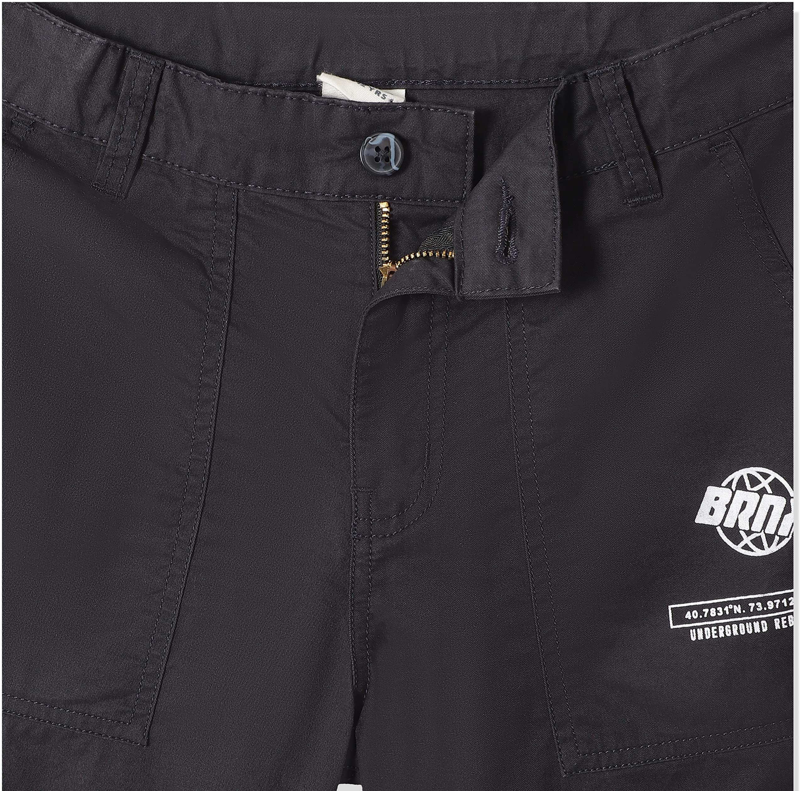Max Boy's Wrap Coat (M22FBU07_Navy_9 Years-10 Years) - Image 3 thumbnail