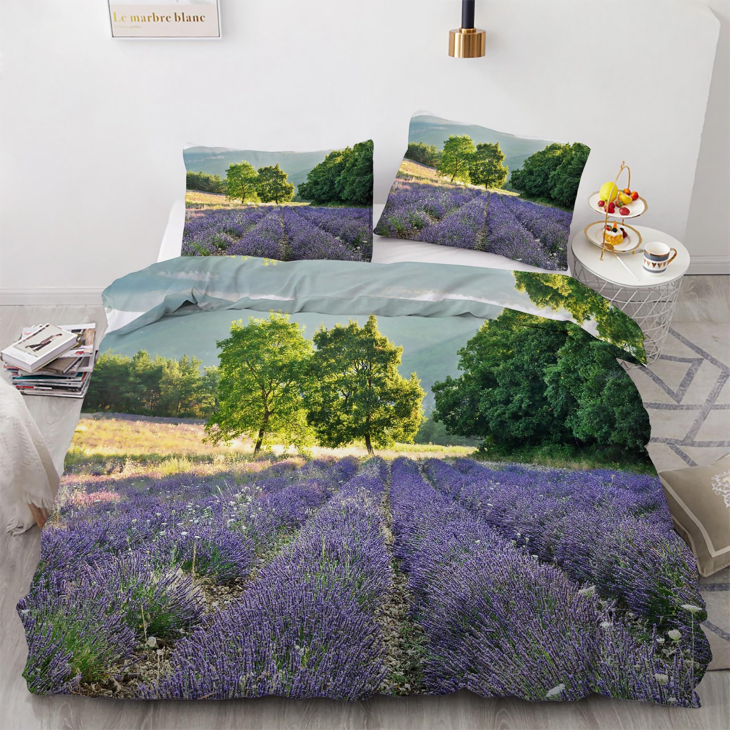 Housse de couette renard roux 90x190 anti-glisse avec fermeture éclair pour lit enfant
